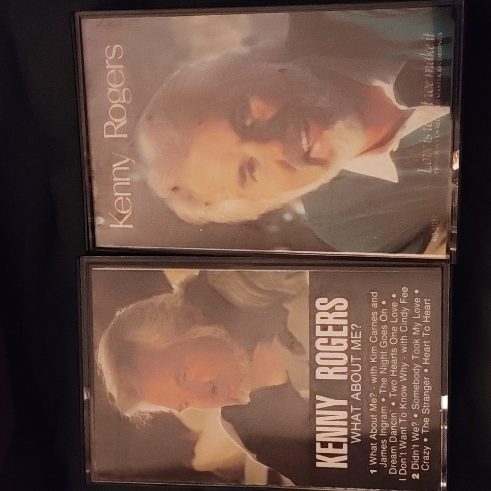 Kenny Rogers double cassette tapes